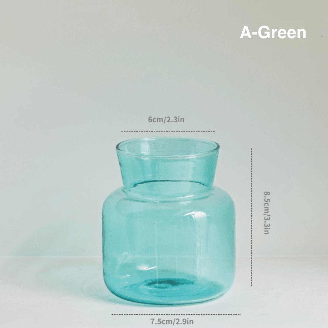 Color Glass Decorative Vase - huemabe - Creative Home Decor