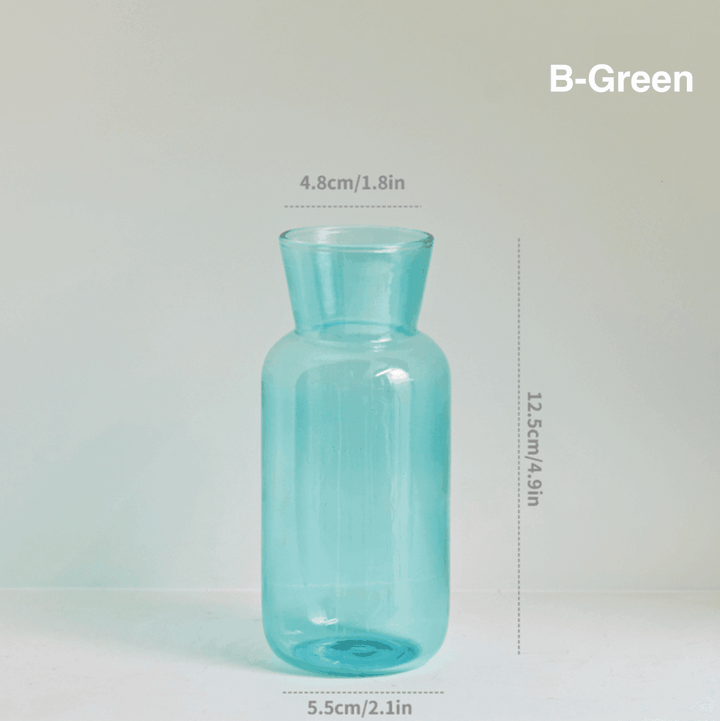 Color Glass Decorative Vase - huemabe - Creative Home Decor
