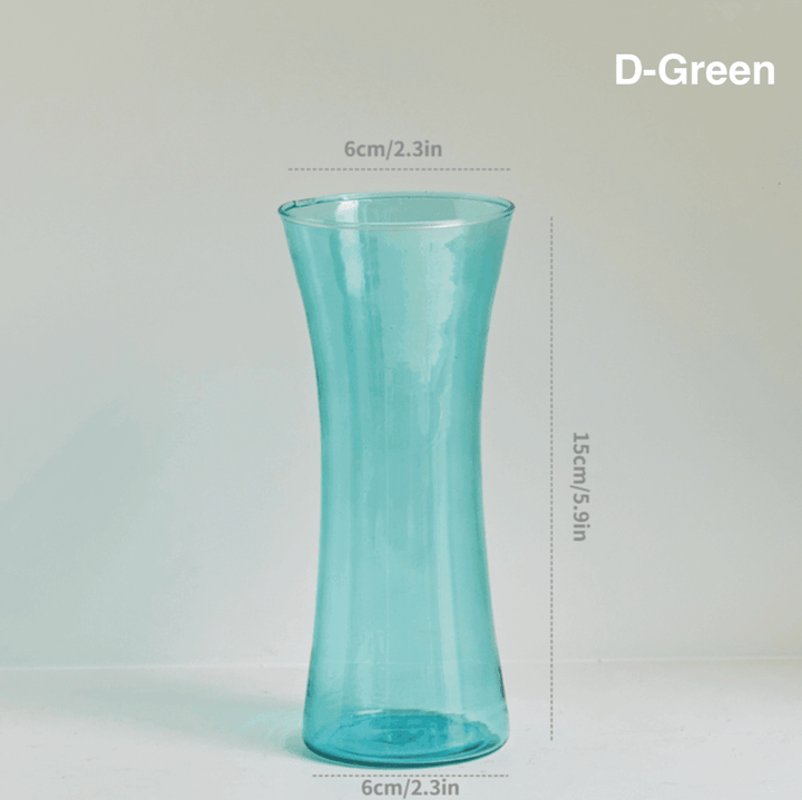 Color Glass Decorative Vase - huemabe - Creative Home Decor