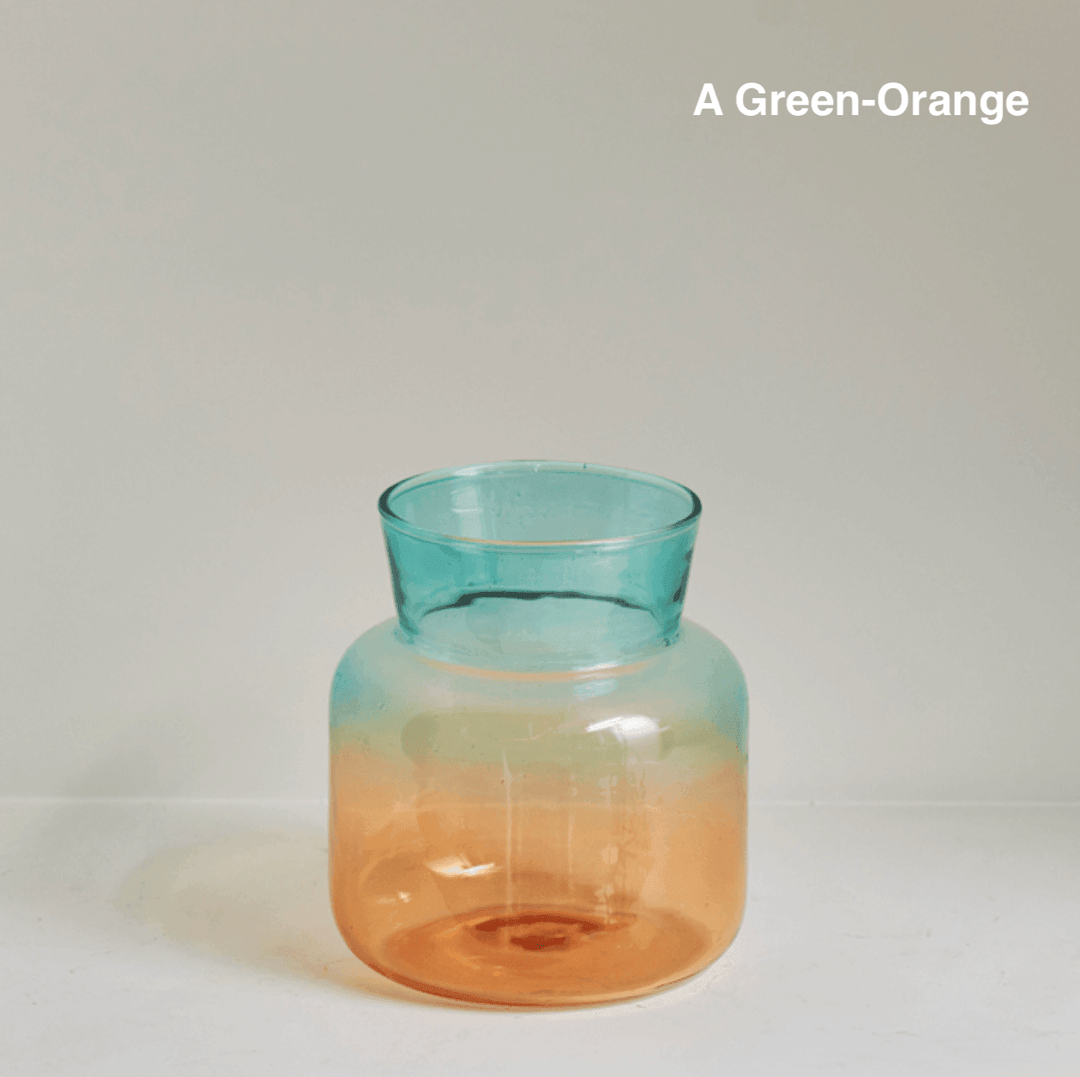 Color Glass Decorative Vase - huemabe - Creative Home Decor