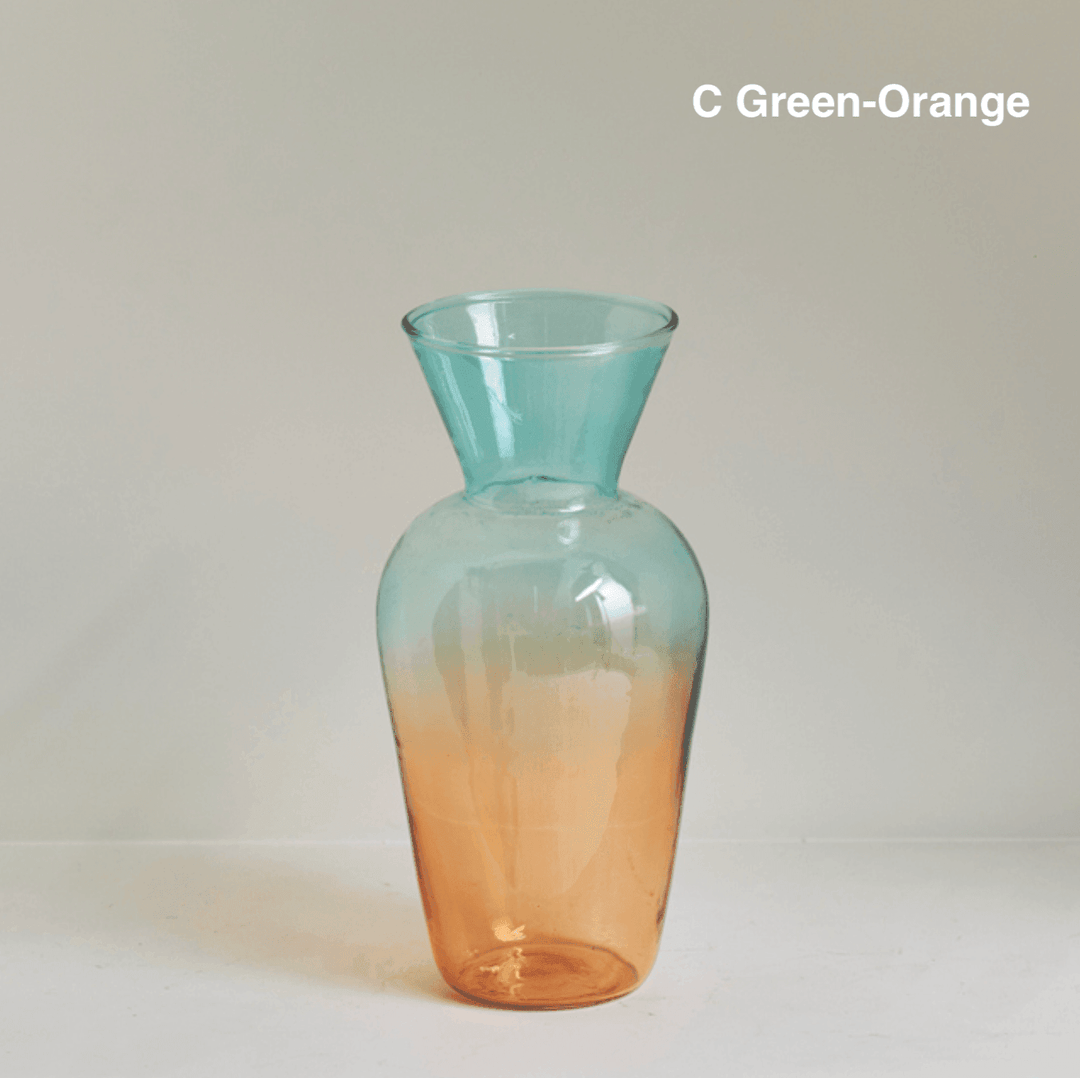 Color Glass Decorative Vase - huemabe - Creative Home Decor