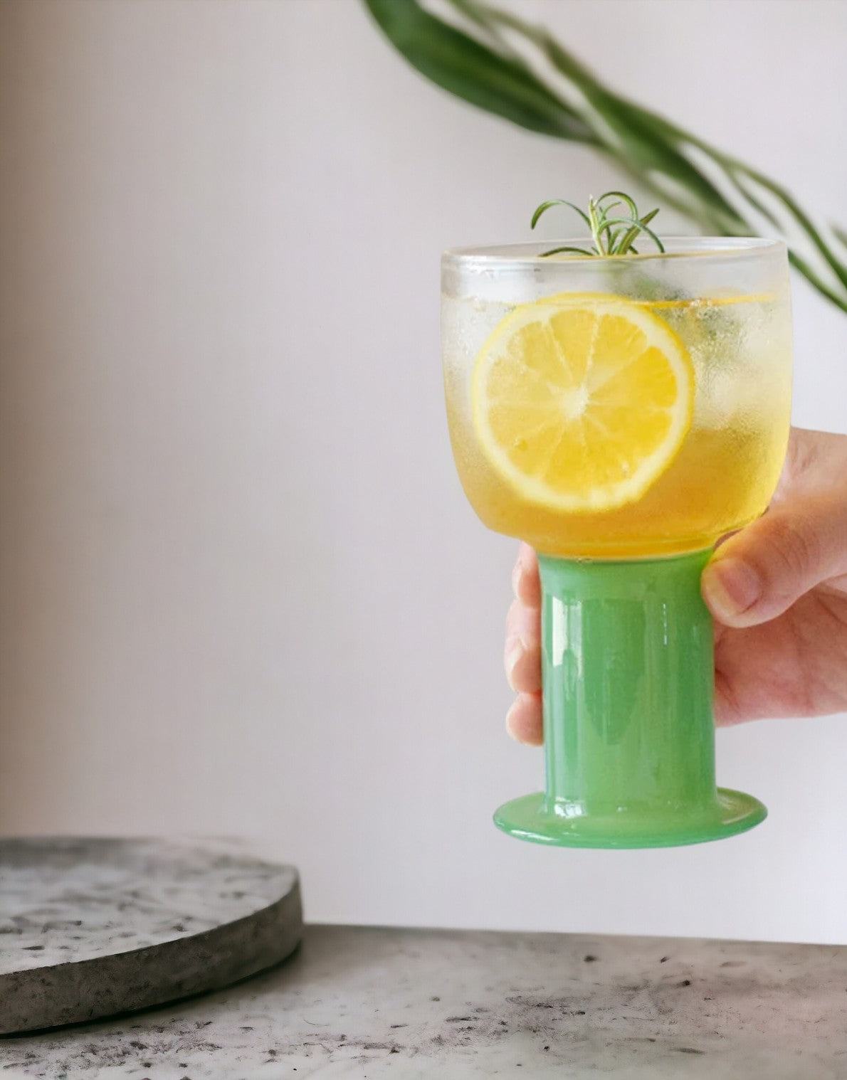Colored Transparent Glass Cups | Glassware - huemabe - Creative Home Decor