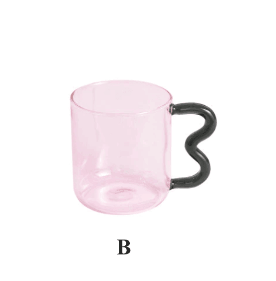 Colorful Ear Glass Mug - huemabe - Creative Home Decor