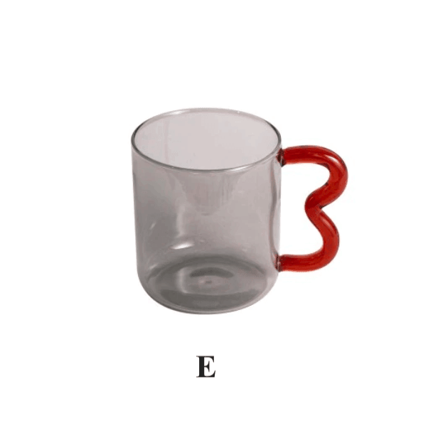 Colorful Ear Glass Mug - huemabe - Creative Home Decor