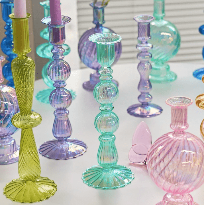 Colorful Egyptian Candlesticks - huemabe - Creative Home Decor