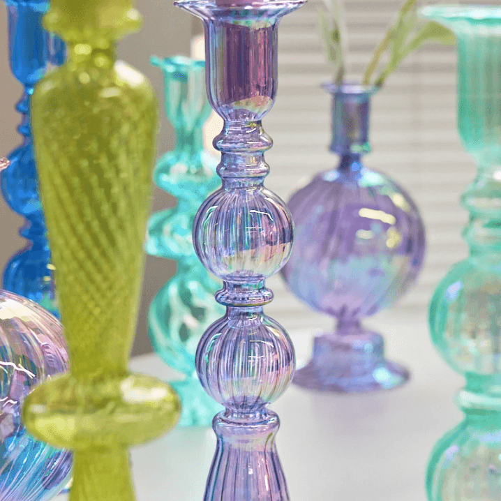 Colorful Egyptian Candlesticks - huemabe - Creative Home Decor