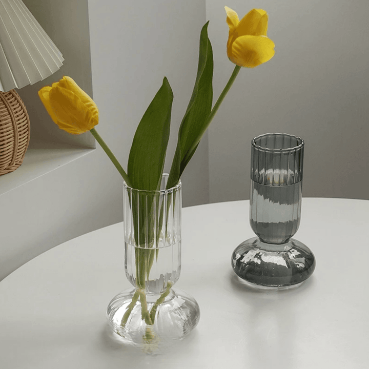 Colorful Glass Hydroponic Flower Vase - huemabe - Creative Home Decor