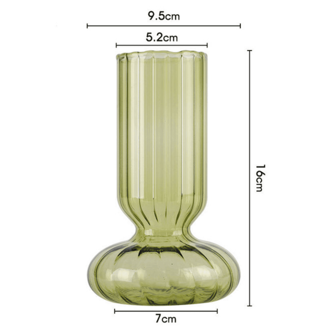 Colorful Glass Hydroponic Flower Vase - huemabe - Creative Home Decor