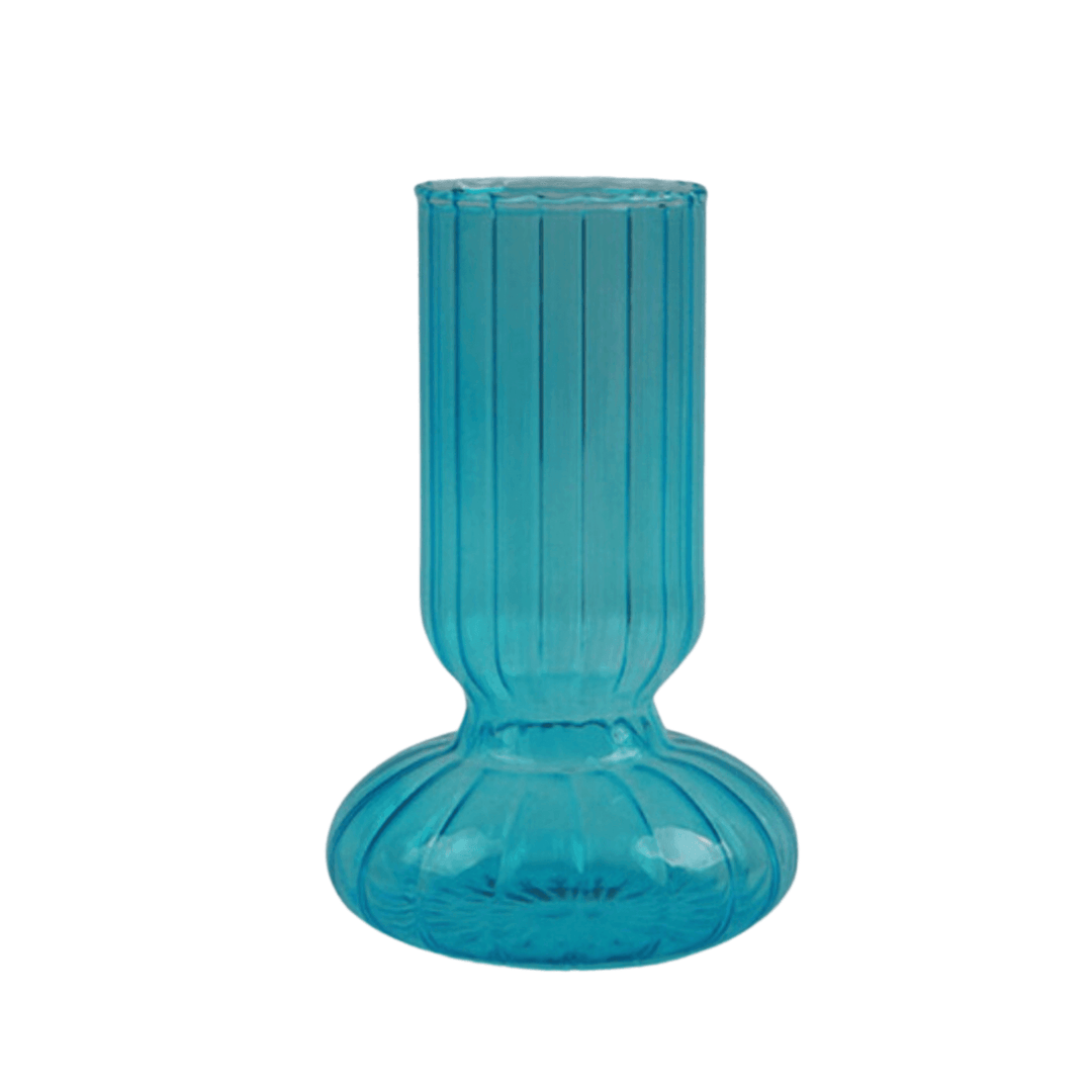 Colorful Glass Hydroponic Flower Vase - huemabe - Creative Home Decor