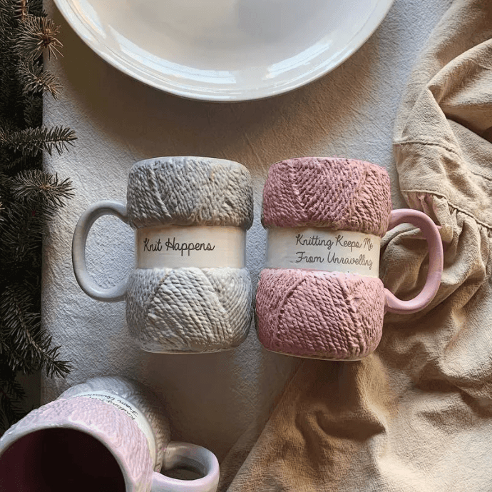 Colorful Wool Ceramics Mugs - huemabe - Creative Home Decor
