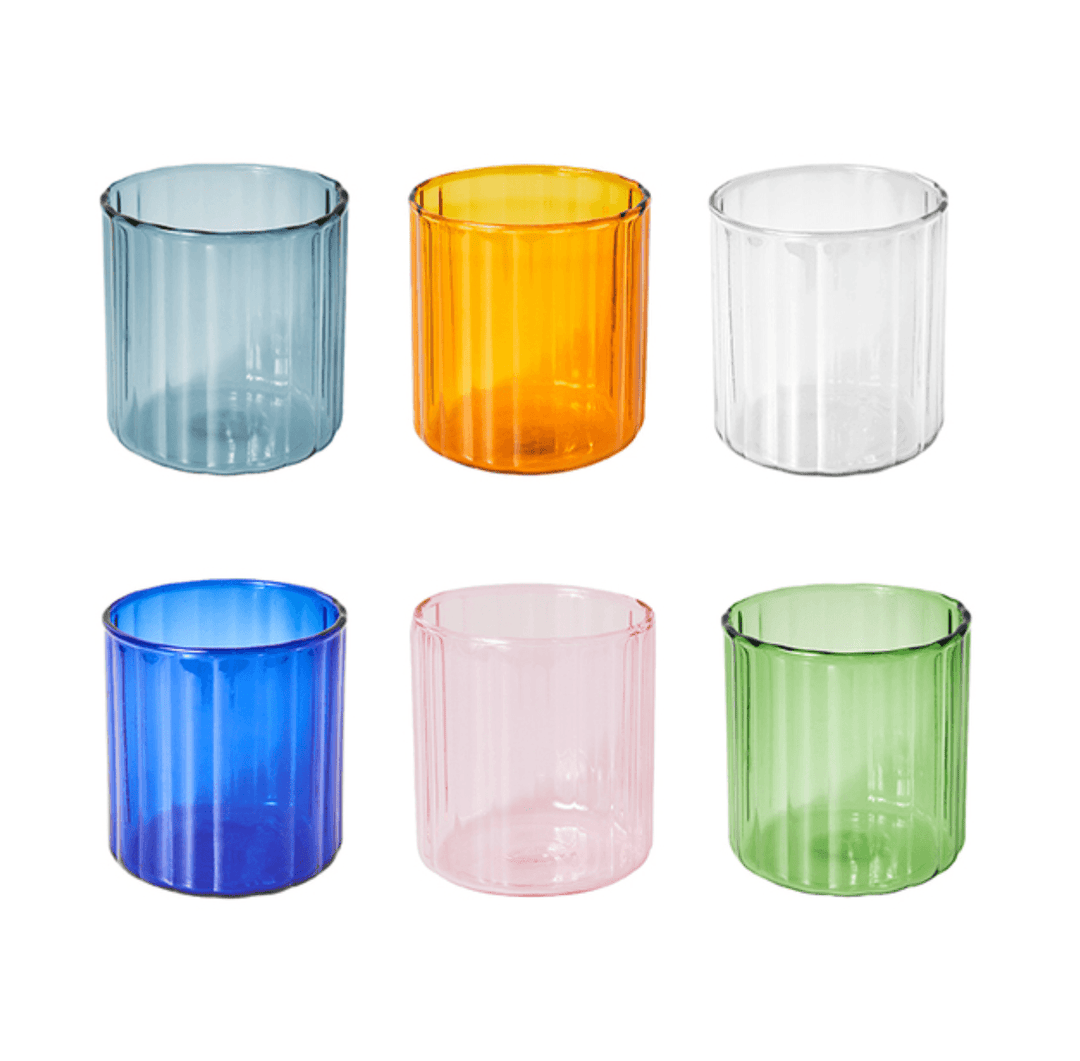 Coloured Small Glass Cups - huemabe - Creative Home Decor