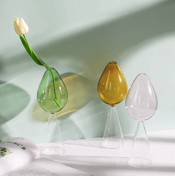Colourful Glass Vases - huemabe - Creative Home Decor