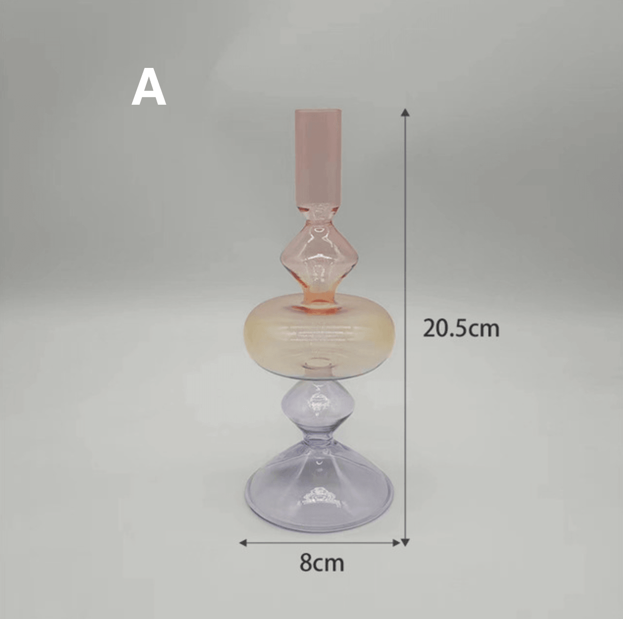 Colourful Home Decoration Glass Vase / Candle Holder - huemabe - Creative Home Decor