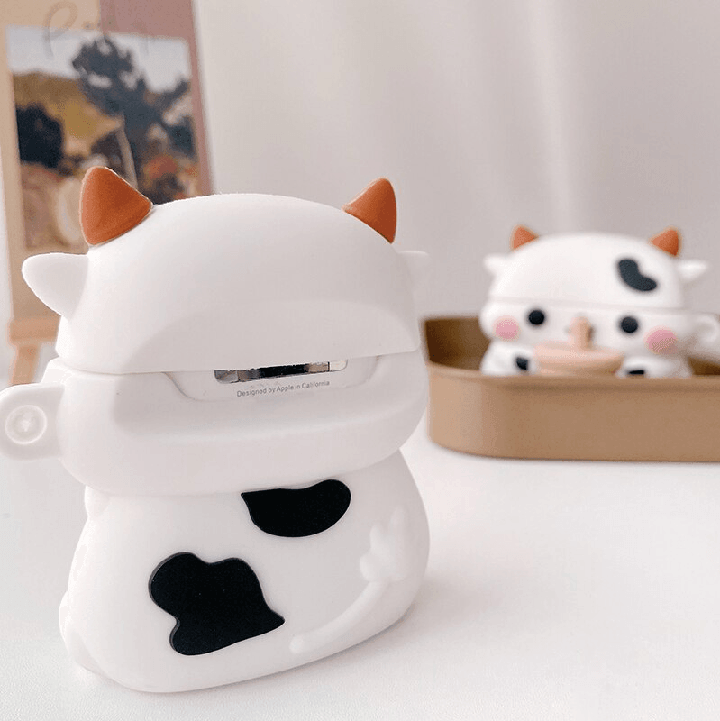 Cow Milk Tea 3D Silicone AirPods Case - huemabe - Creative Home Decor