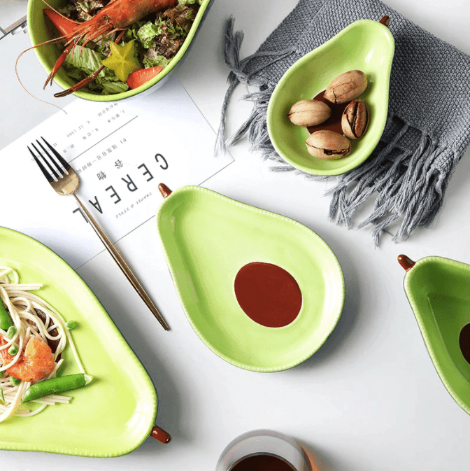 Creative Avocado Plate - huemabe - Creative Home Decor