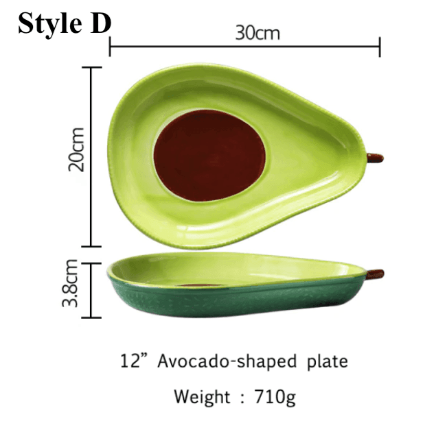 Creative Avocado Plate - huemabe - Creative Home Decor