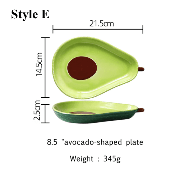 Creative Avocado Plate - huemabe - Creative Home Decor