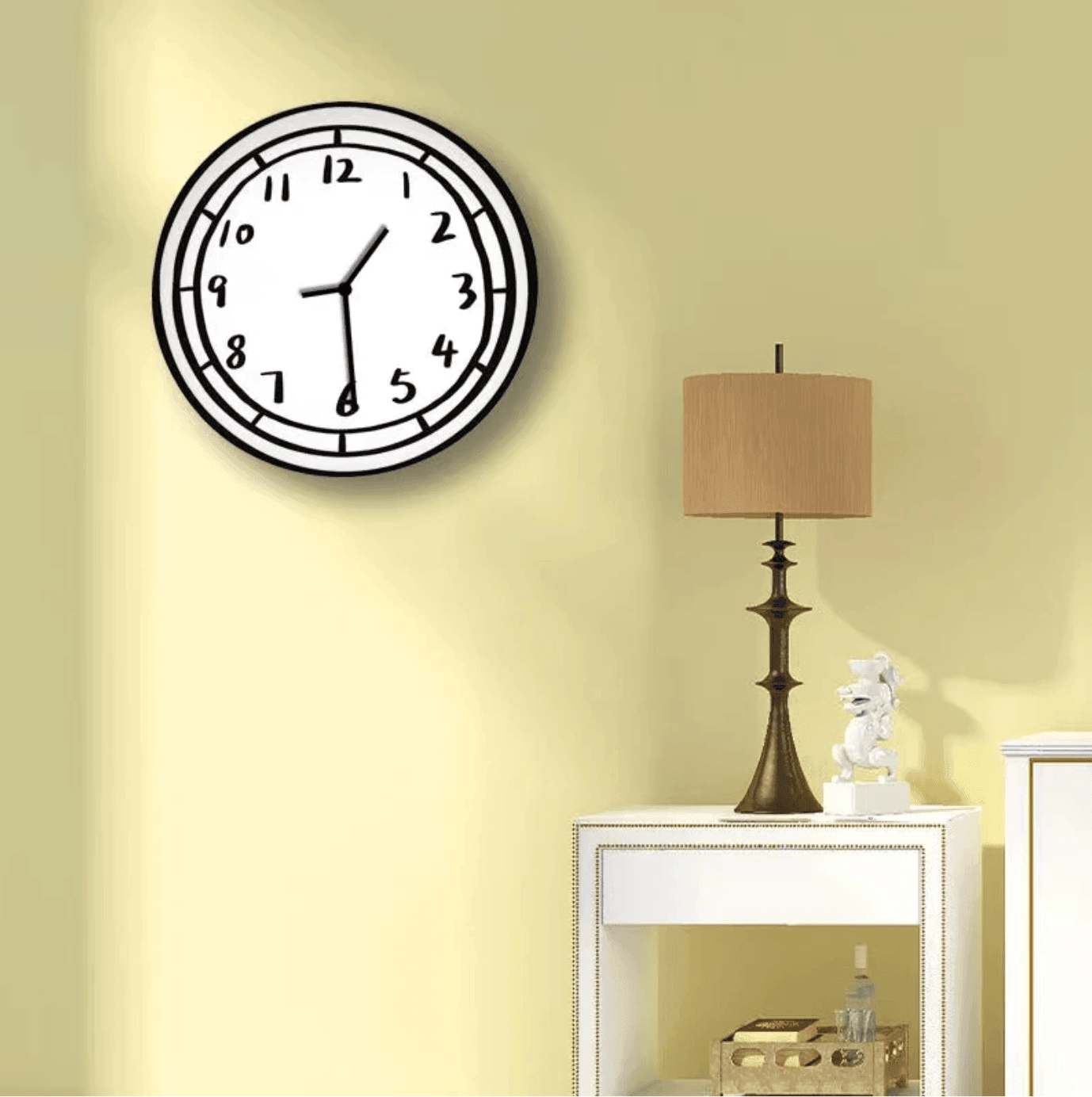 Creative Cartoon Wall Clock - huemabe - Creative Home Decor
