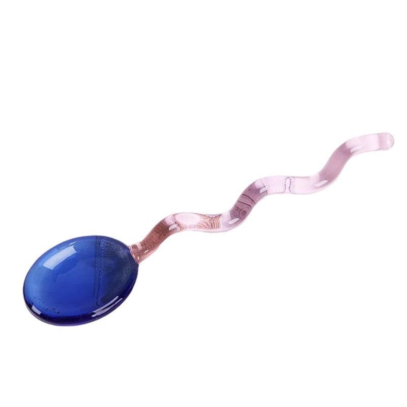 Creative Colored Glass Stirring Spoon - huemabe - Creative Home Decor