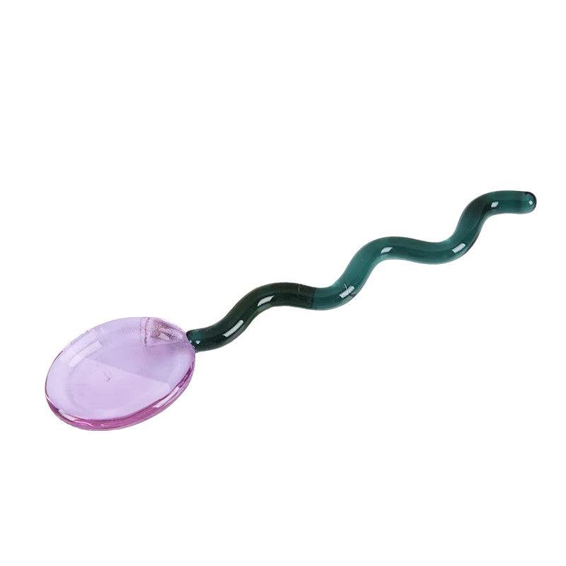 Creative Colored Glass Stirring Spoon - huemabe - Creative Home Decor