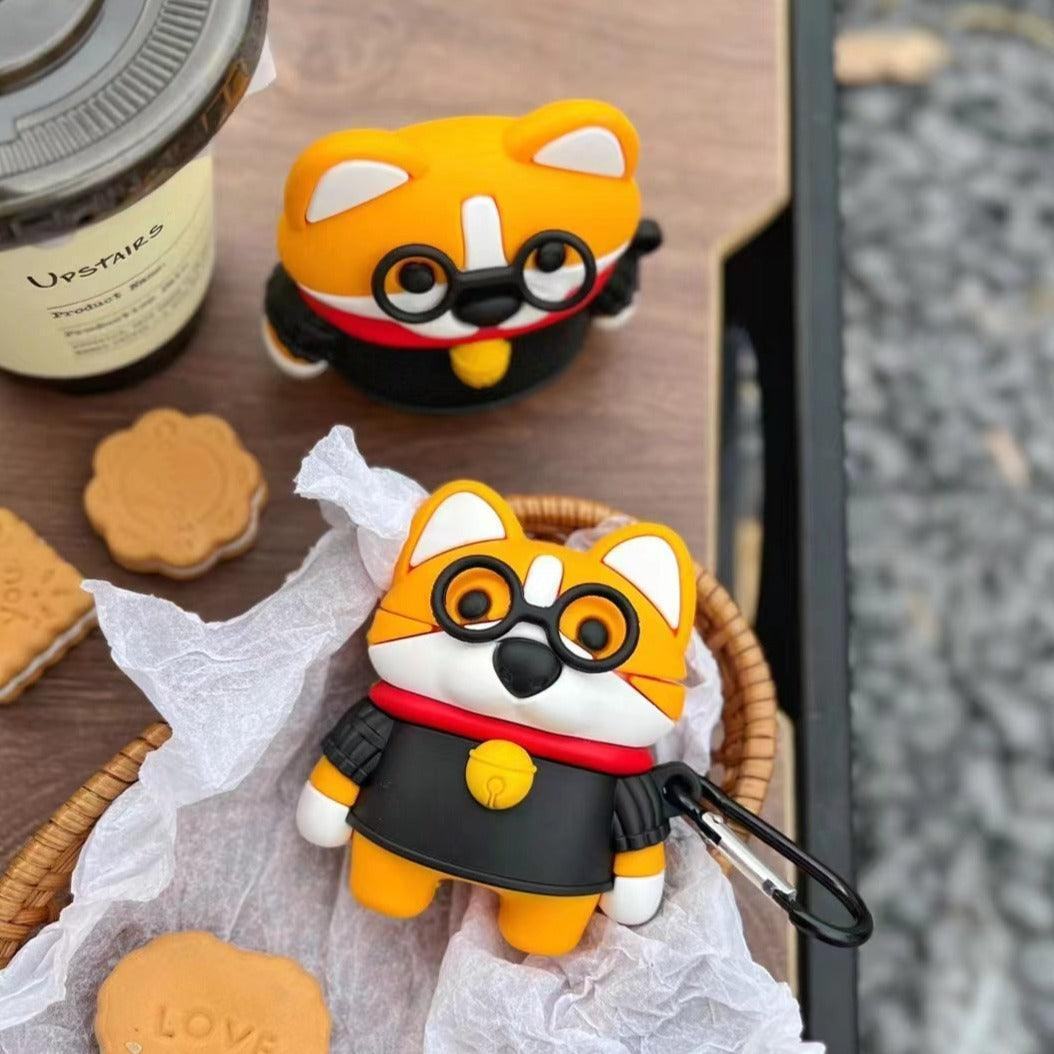Creative Corgi 3D Silicone AirPods Case - huemabe - Creative Home Decor