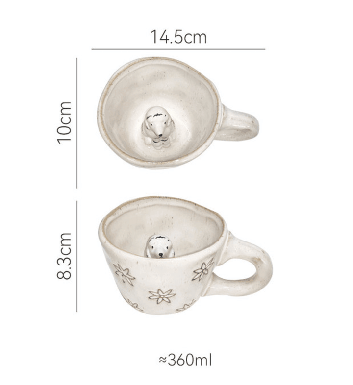 Creative Cute 3D Mug - huemabe - Creative Home Decor