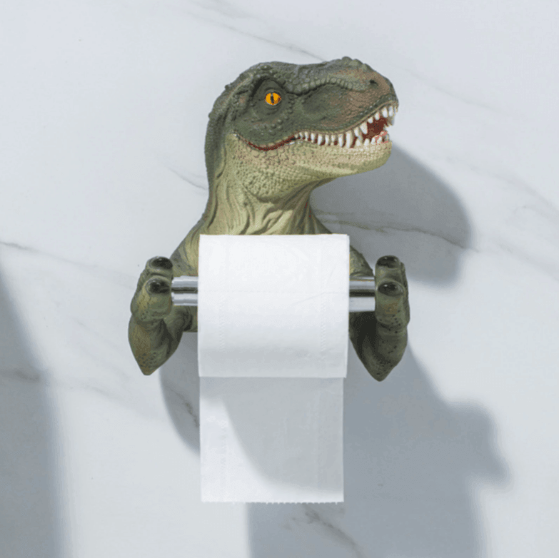Creative Dinosaur Toilet Paper Rack - huemabe - Creative Home Decor