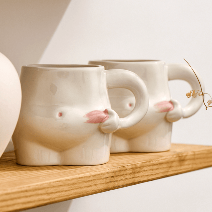 Creative Fat Belly Shape Ceramic Mug - huemabe - Creative Home Decor