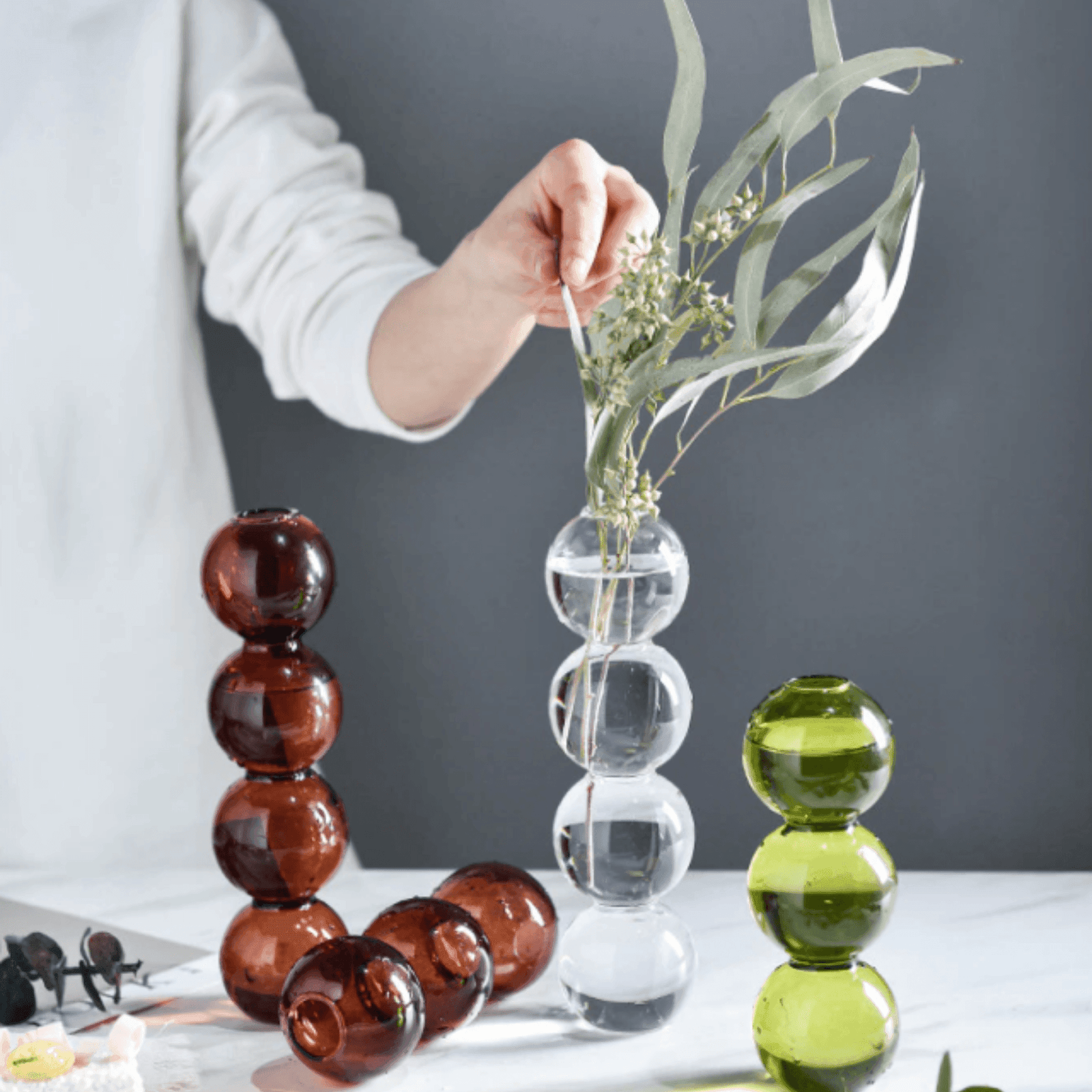 Creative Glass Bubble Vase - huemabe - Creative Home Decor