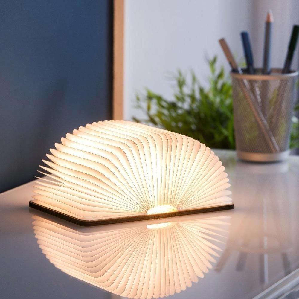 Creative LED Wooden Book Night Light - huemabe - Creative Home Decor