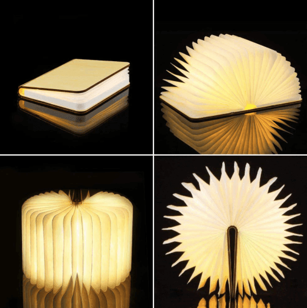 Creative LED Wooden Book Night Light - huemabe - Creative Home Decor