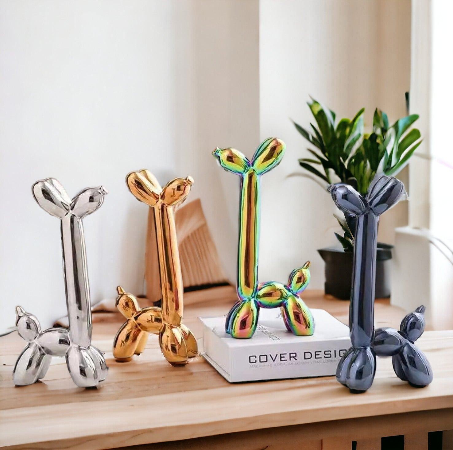 Creative Long Neck Abstract Balloon Dog - huemabe - Creative Home Decor