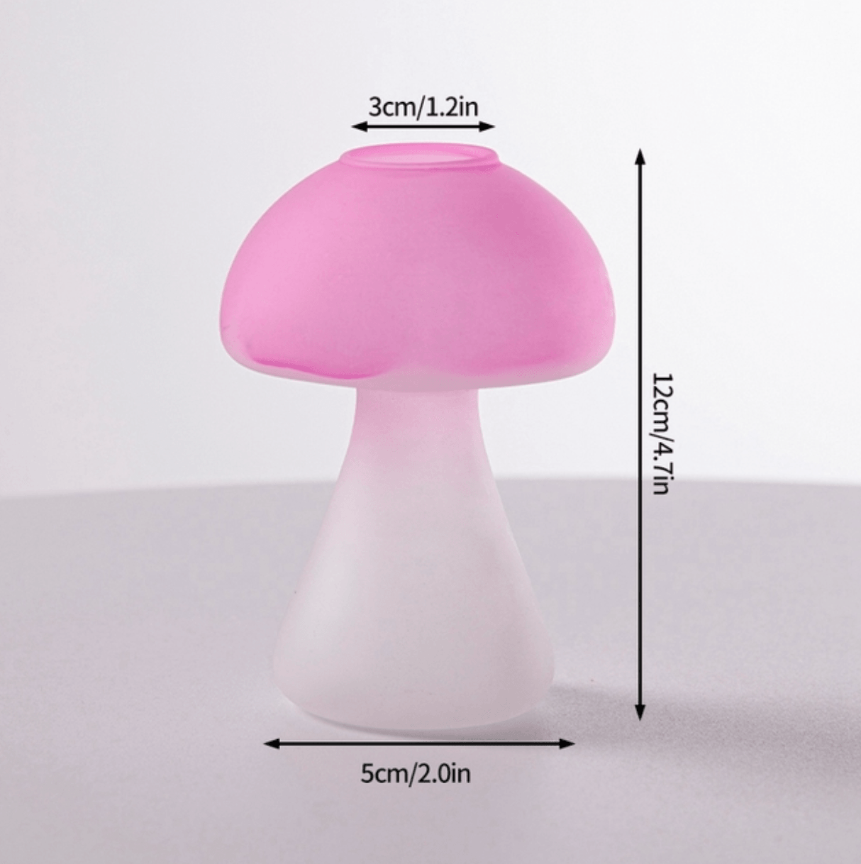 Creative Mushroom Glass Hydroponic Terrarium Vase - huemabe - Creative Home Decor