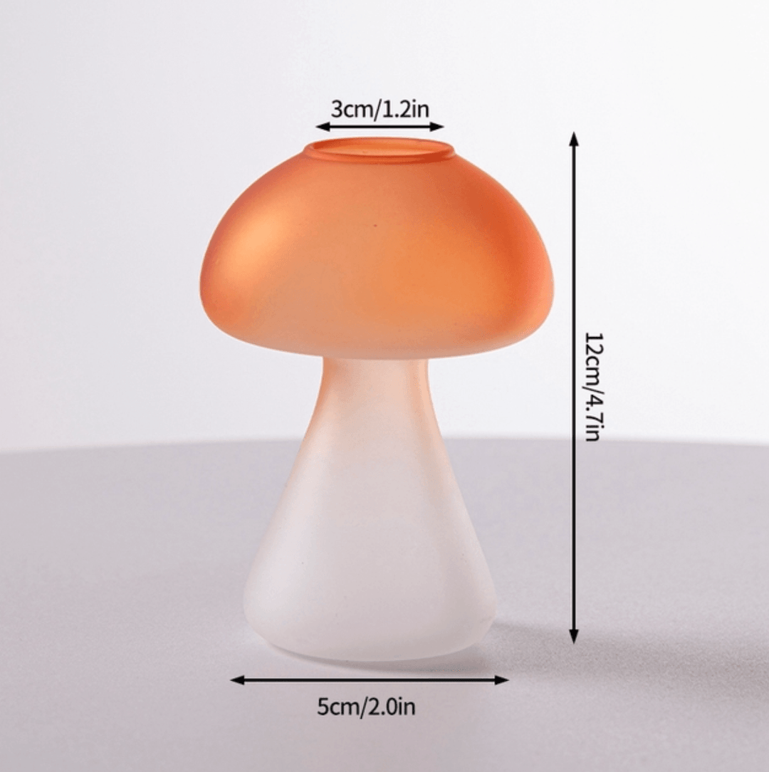 Creative Mushroom Glass Hydroponic Terrarium Vase - huemabe - Creative Home Decor