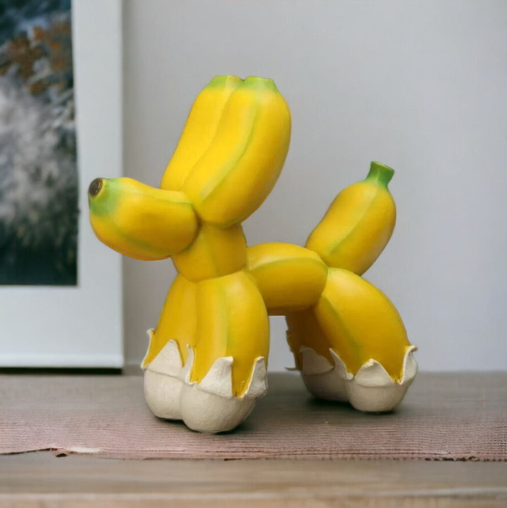 Creative Resin Banana Balloon Dog Ornament - huemabe - Creative Home Decor