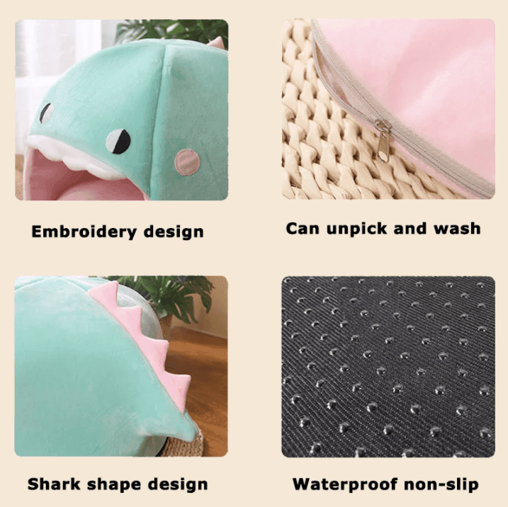Cute Shark Cat Bed - huemabe - Creative Home Decor