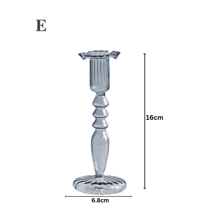 Decorative Glass Candle Holders / Flower Vase - huemabe - Creative Home Decor