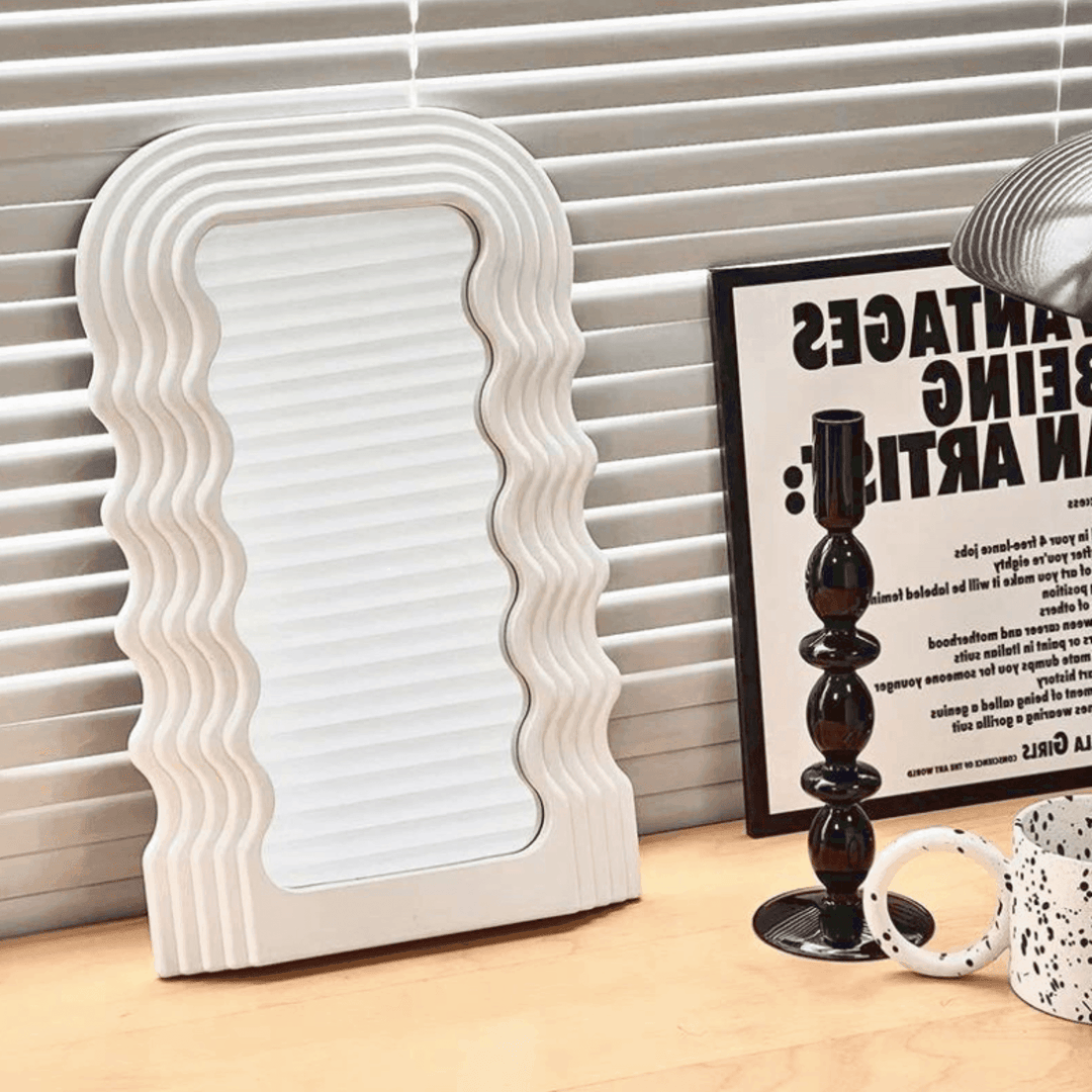 Desktop Wave Mirror / Wall Mirror - huemabe - Creative Home Decor