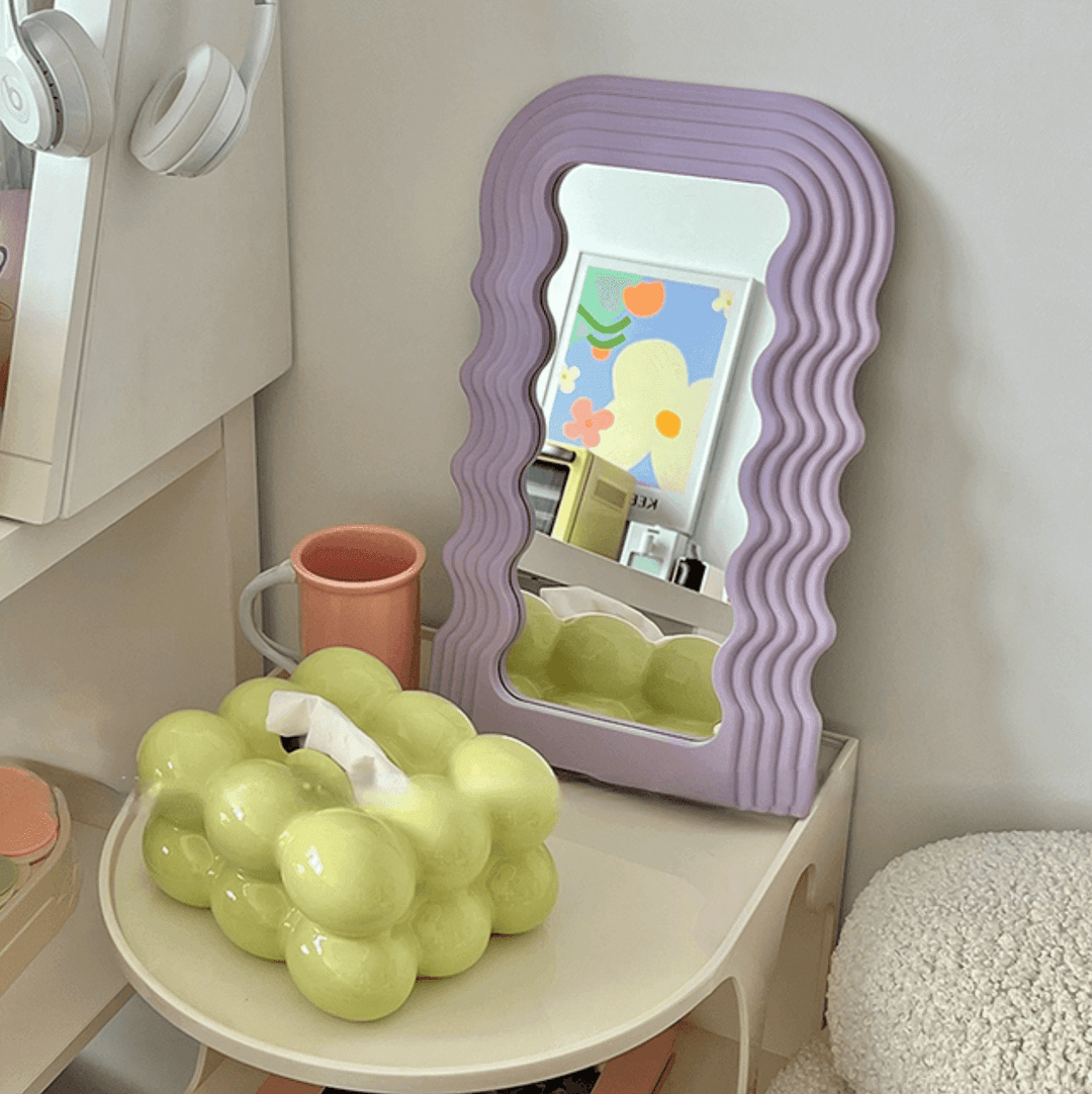 Desktop Wave Mirror / Wall Mirror - huemabe - Creative Home Decor