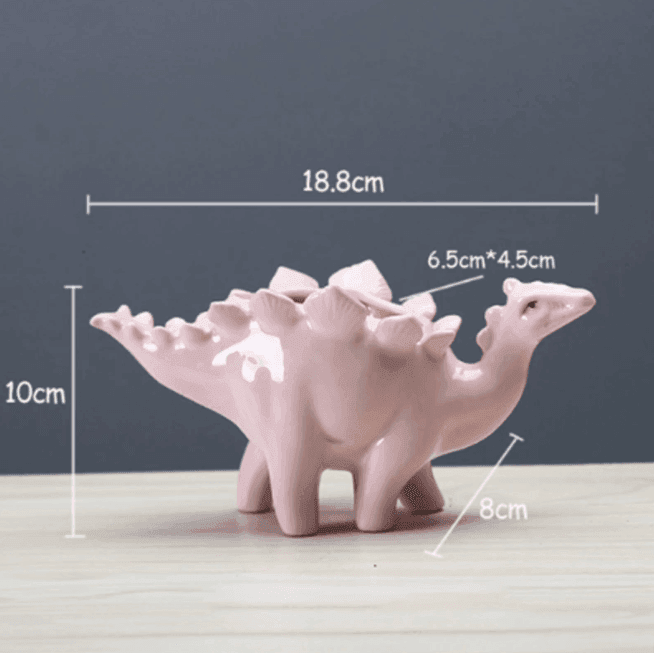 Dinosaur Stegosaurus Flower Pot - huemabe - Creative Home Decor