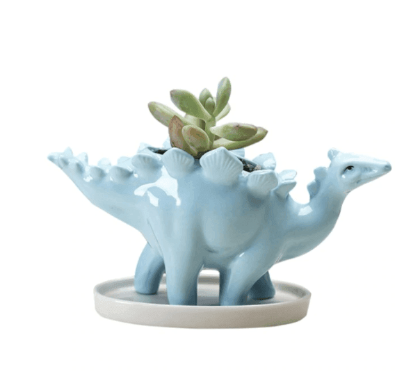 Dinosaur Stegosaurus Flower Pot - huemabe - Creative Home Decor