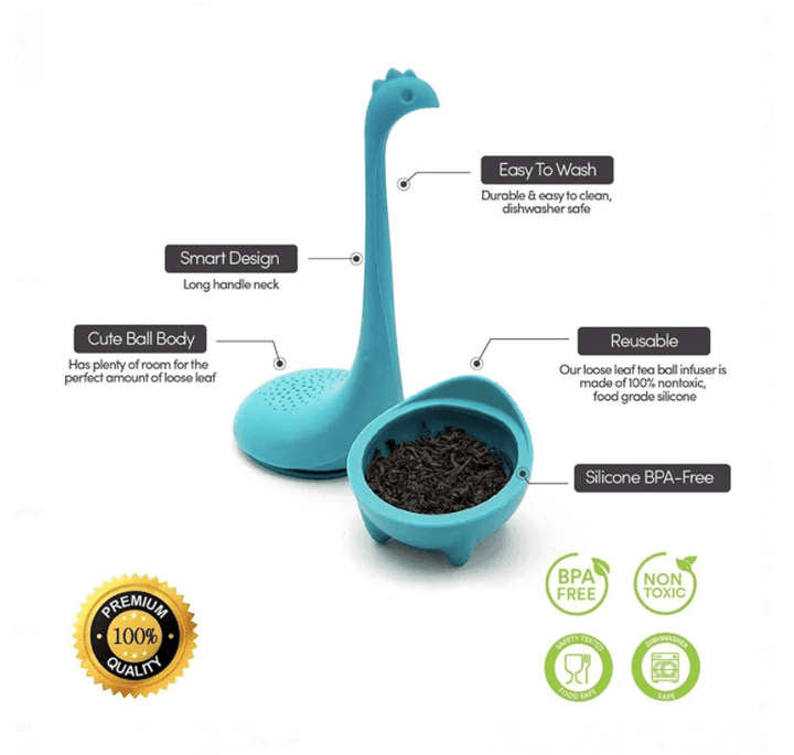 Dinosaur Tea Infusers with Long Handle - huemabe - Creative Home Decor