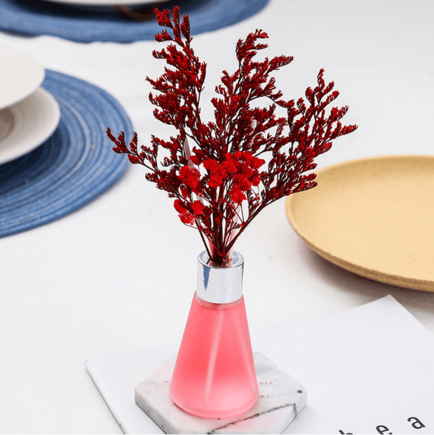 Dry Flower Reed Diffuser - Rose - huemabe - Creative Home Decor