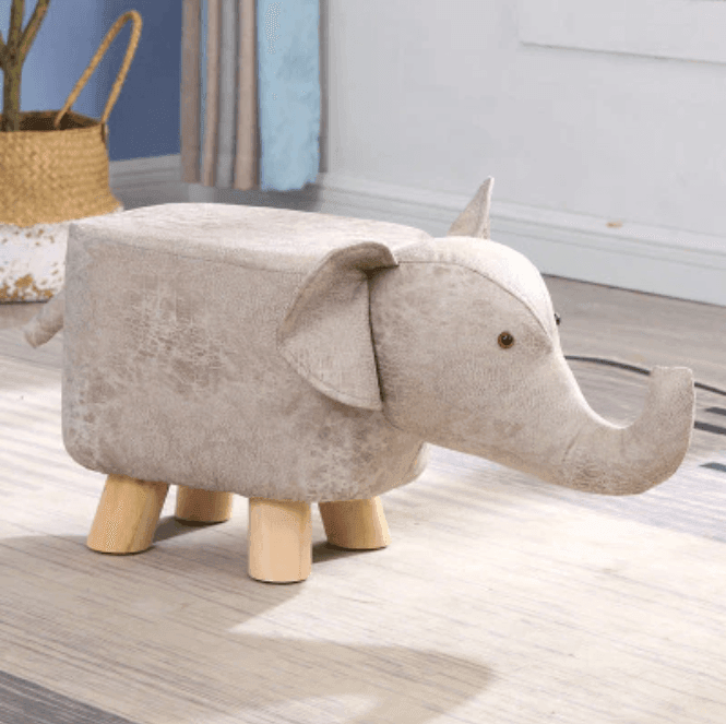 Elephant Solid Wood Footstools - huemabe - Creative Home Decor