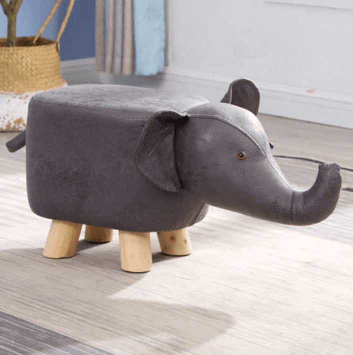 Elephant Solid Wood Footstools - huemabe - Creative Home Decor