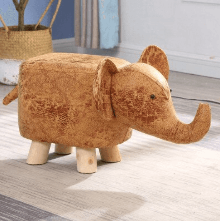 Elephant Solid Wood Footstools - huemabe - Creative Home Decor