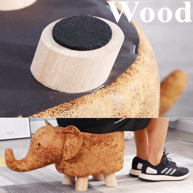 Elephant Solid Wood Footstools - huemabe - Creative Home Decor