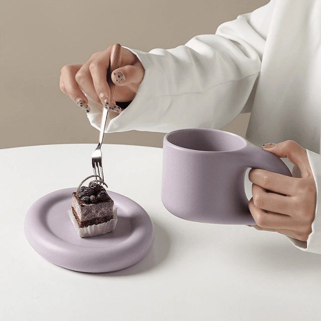 Fat Handle Coffee Mug - huemabe - Creative Home Decor