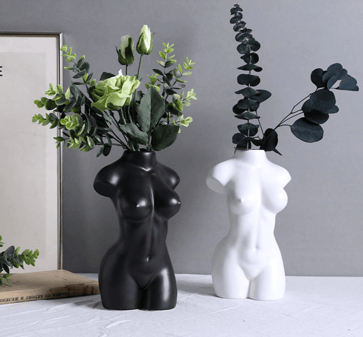 Female Body Art Vase - huemabe - Creative Home Decor