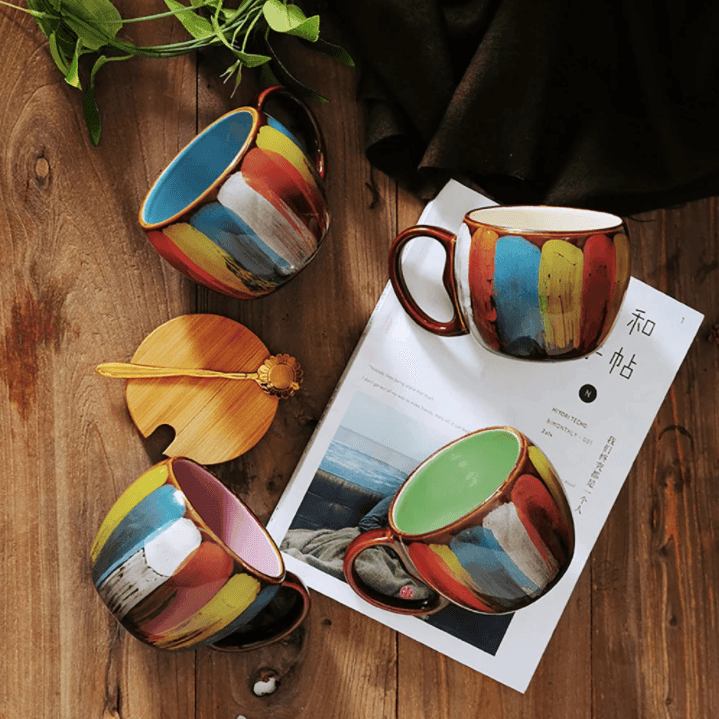 Fine Arts Painted Coffee Mug - huemabe - Creative Home Decor